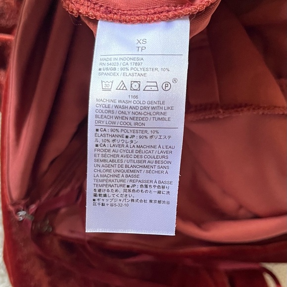 NWT Banana Republic velvet one shoulder maxi jumpsuit xsmall - Picture 7 of 8